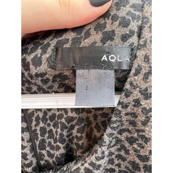 Womens Aqua Brand Dess Size Unknown Animal Print Sleeveless - Picture 4 of 9